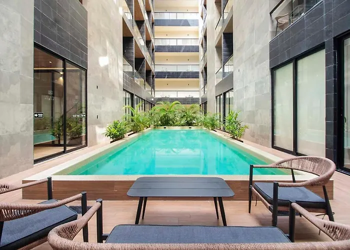 1br Prime Location With Ocean View Rooftop & Pool * Playa del Carmen